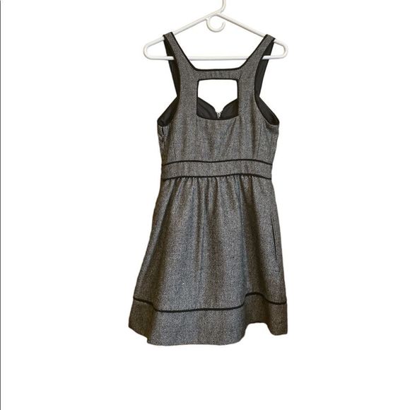 KIMCHI Blue Black and White Tweed Dress Size 4 - Picture 2 of 13